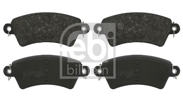 FEBI BILSTEIN Комплект тормозных колодок, дисковый тормоз 16364